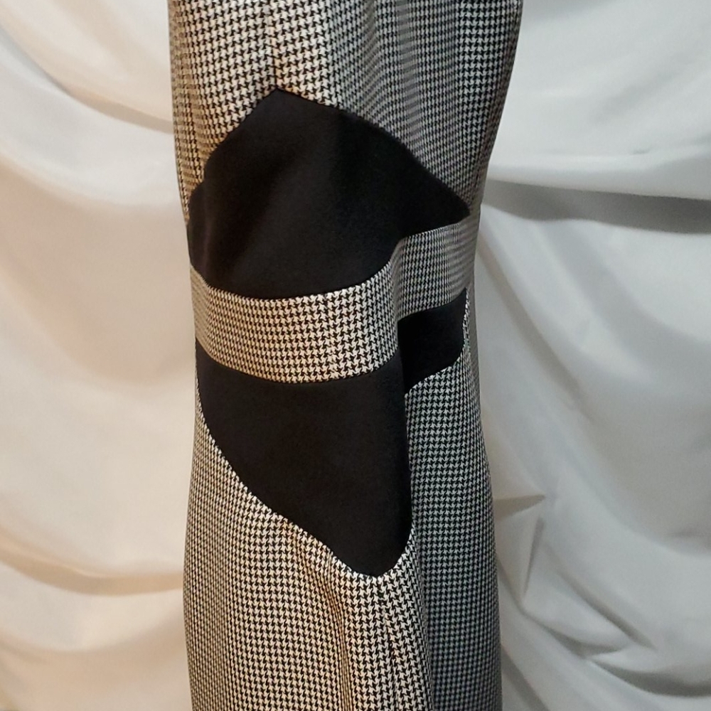 NWT Kasper Houndstooth Shift Dress Size 14P - Picture 7 of 8